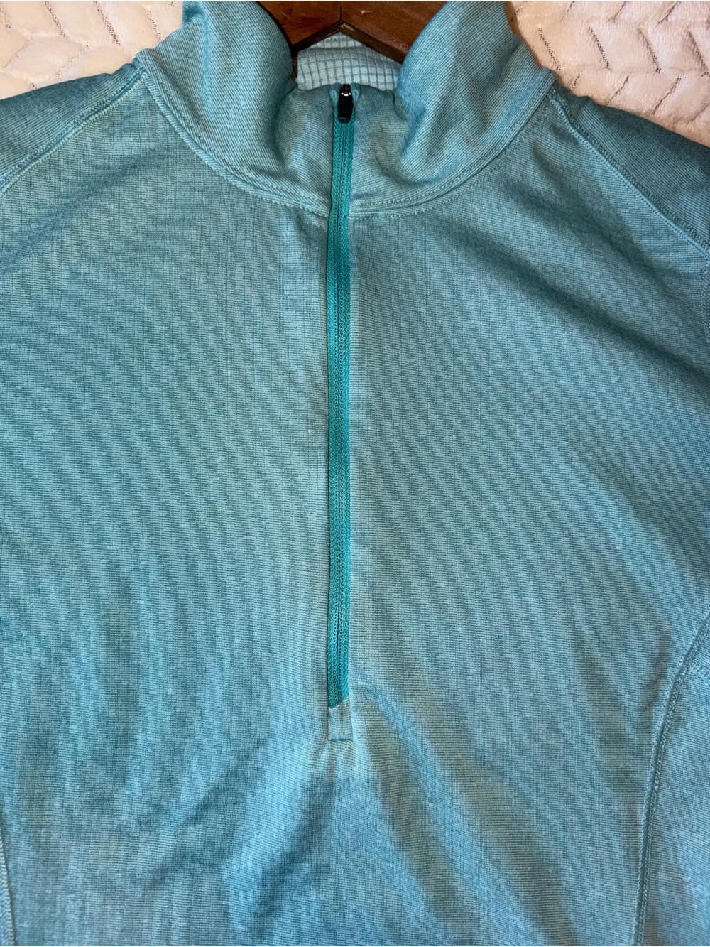 Patagonia Capilene Midweight Zip-Neck Base Layer Light Teal Size Small - Picture 4 of 8